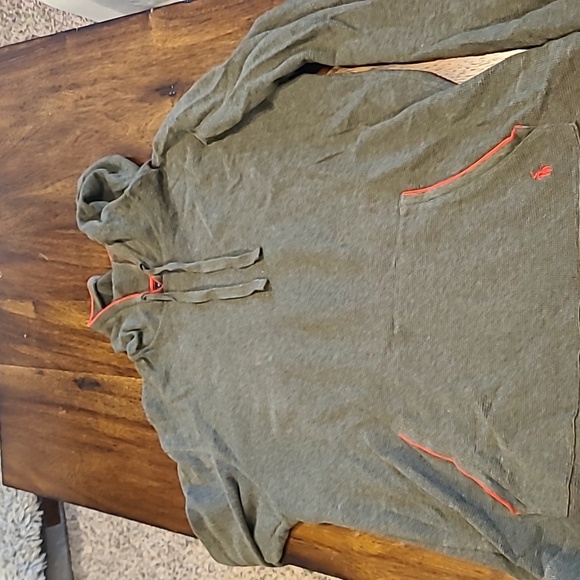Polo Ralph Lauren Olive Green Hoodie Top  Size Medium - Picture 2 of 4